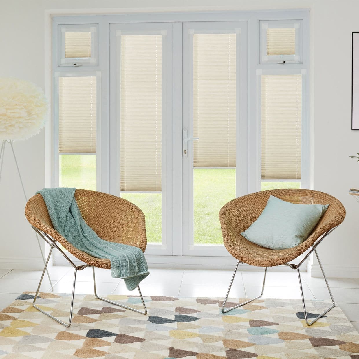 Grenoble Beige Perfect fit Pleated blind
