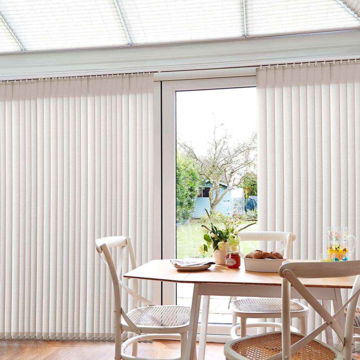 Alma Ivory Conservatory Vertical Blind