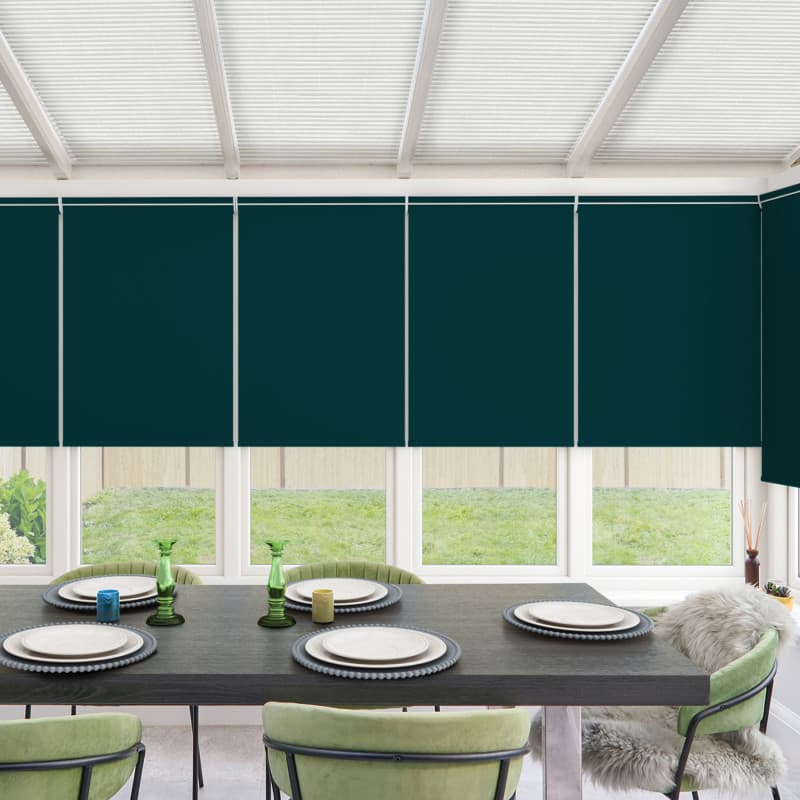 Zelda Teal Roller Blind