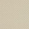 Beige woven fabric patterned with evenly spaced short navy-blue stitch dashes; close-up view showing textured weave and a subtle vertical seam, likely upholstery or curtain material in neutral indoor lighting.