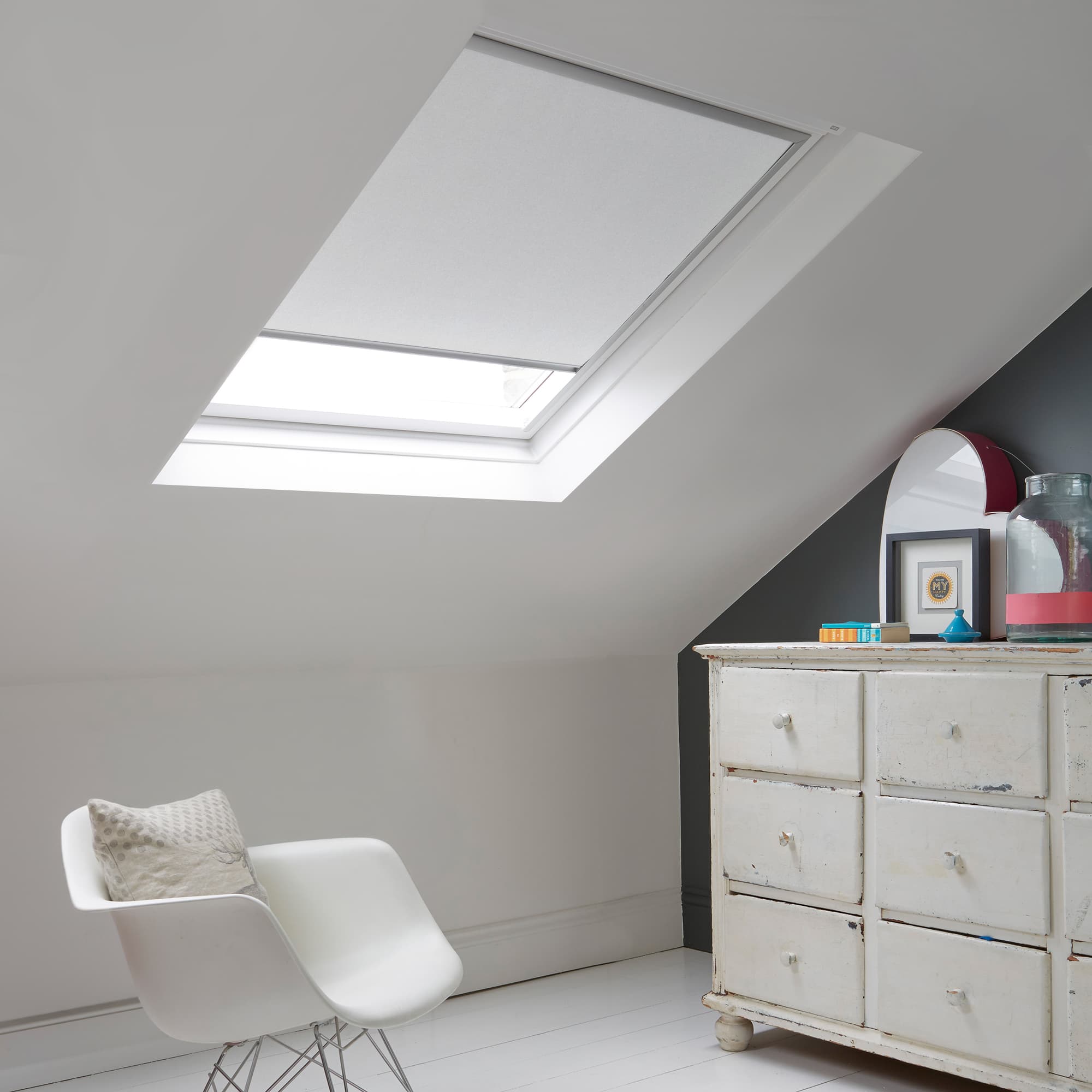 Crown Mallow Skylight Roller Blind