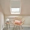 Solartex Chintz Stone Pleated blind