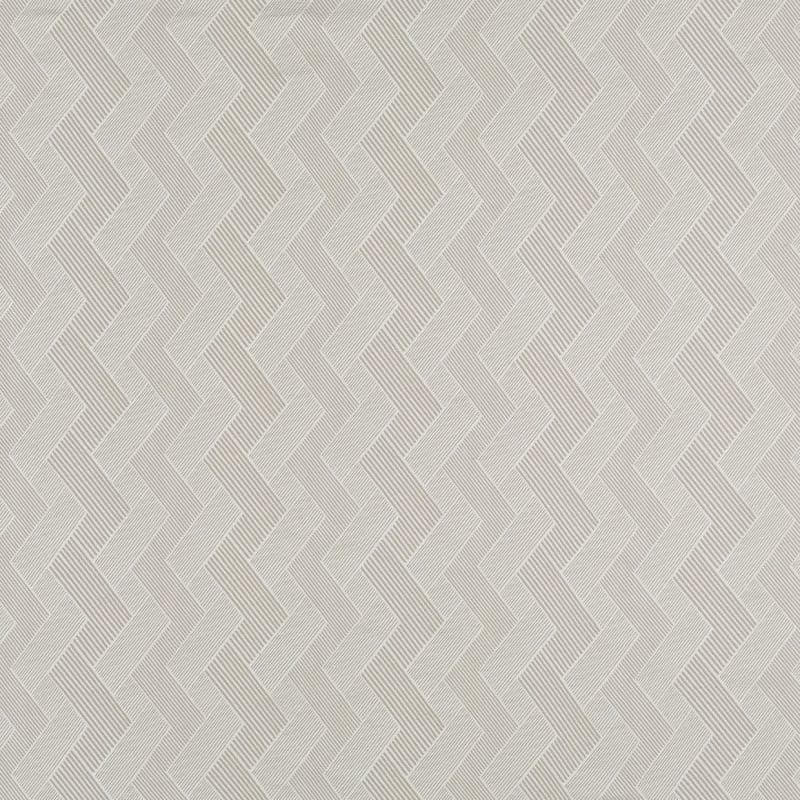 Textured chevron wallpaper with narrow diagonal striping, forming repeating zigzag bands; lying flat and uniform across a neutral beige wall, evenly lit with no visible furnishings or windows.