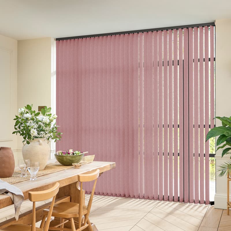 Arran Scarlet Vertical blind