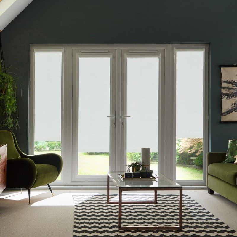 Oslo Blackout Frost Roller Blind