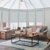 Thermashade Light Grey Texture Pleated blind