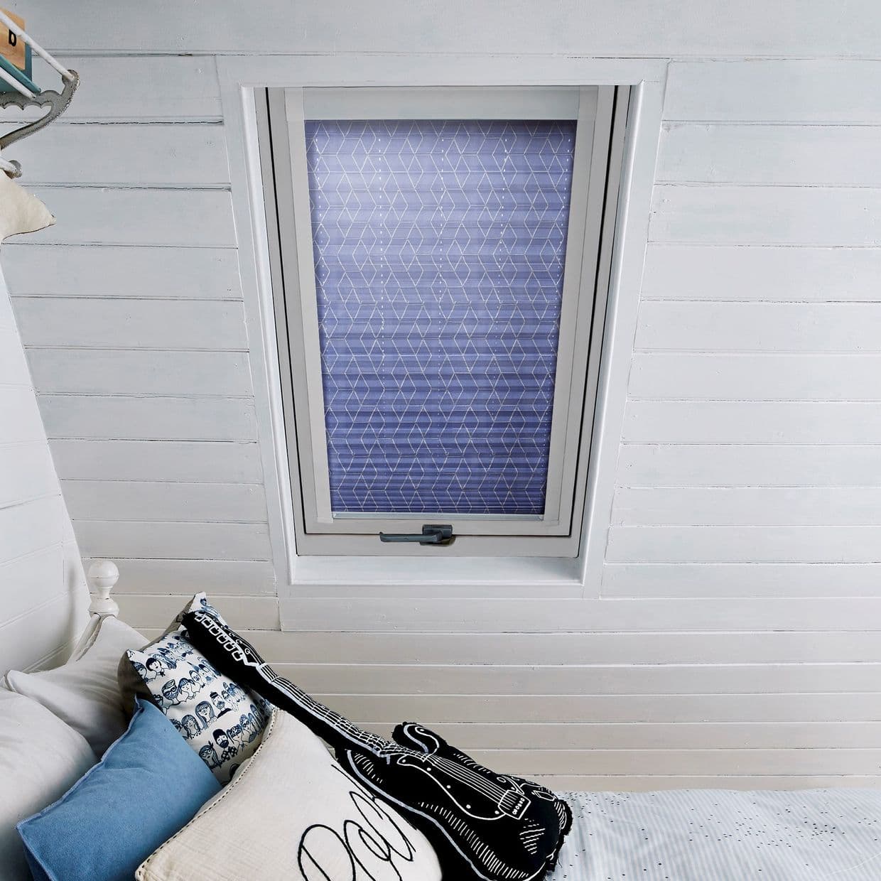 Gatsby Blue Skylight Pleated Blind