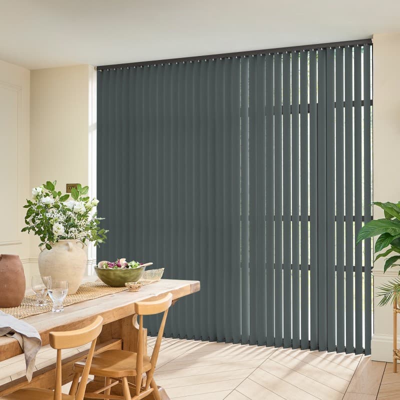 Thane Graphite Vertical blind