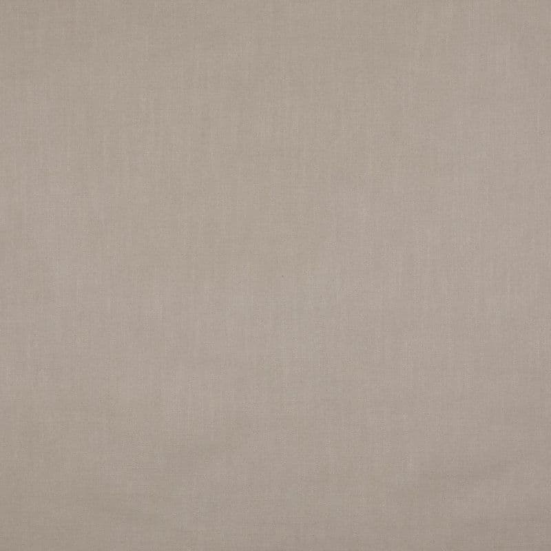 Beige woven fabric panel filling the frame, displaying a subtle crosshatch weave; evenly lit, flat neutral backdrop with no other objects, edges, or depth cues visible.