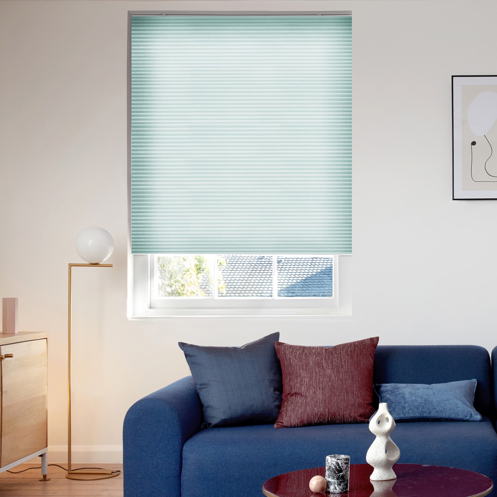 Duette Silk Ether Honeycomb blind
