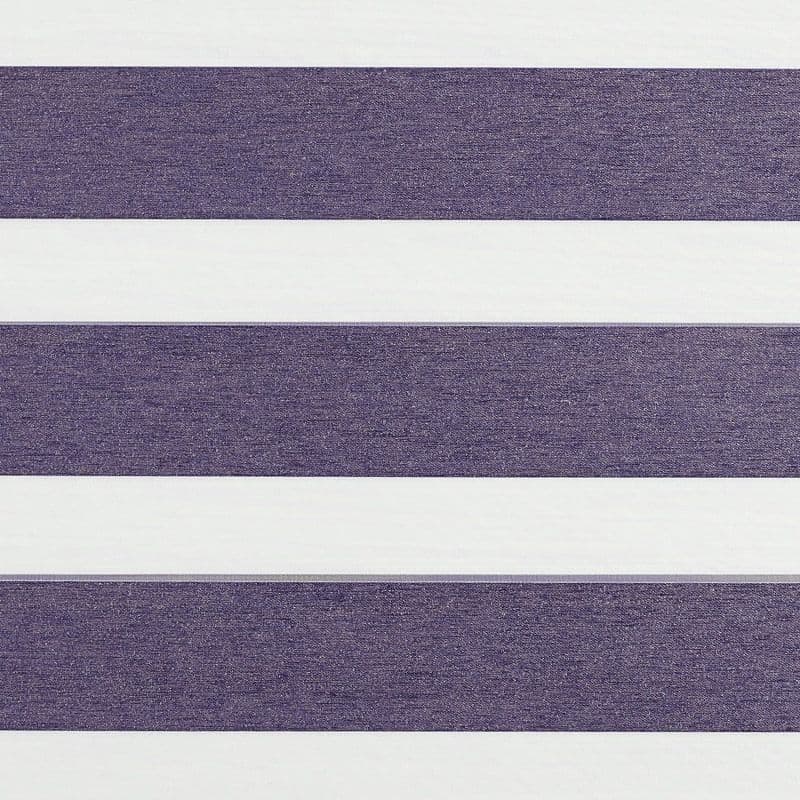 Striped fabric panels: wide textured purple and smooth white horizontal bands—alternating across the surface—close-up, evenly lit, flat view with no visible surroundings.