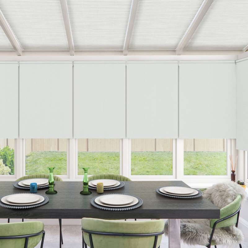 Remy Blackout White Roller Blind