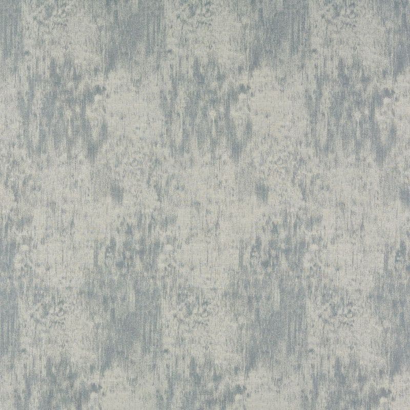 Mottled light-blue and cream textured wallpaper, displaying a distressed, brushed pattern across the surface; evenly lit, flat expanse suggesting an interior wall with no other objects visible.