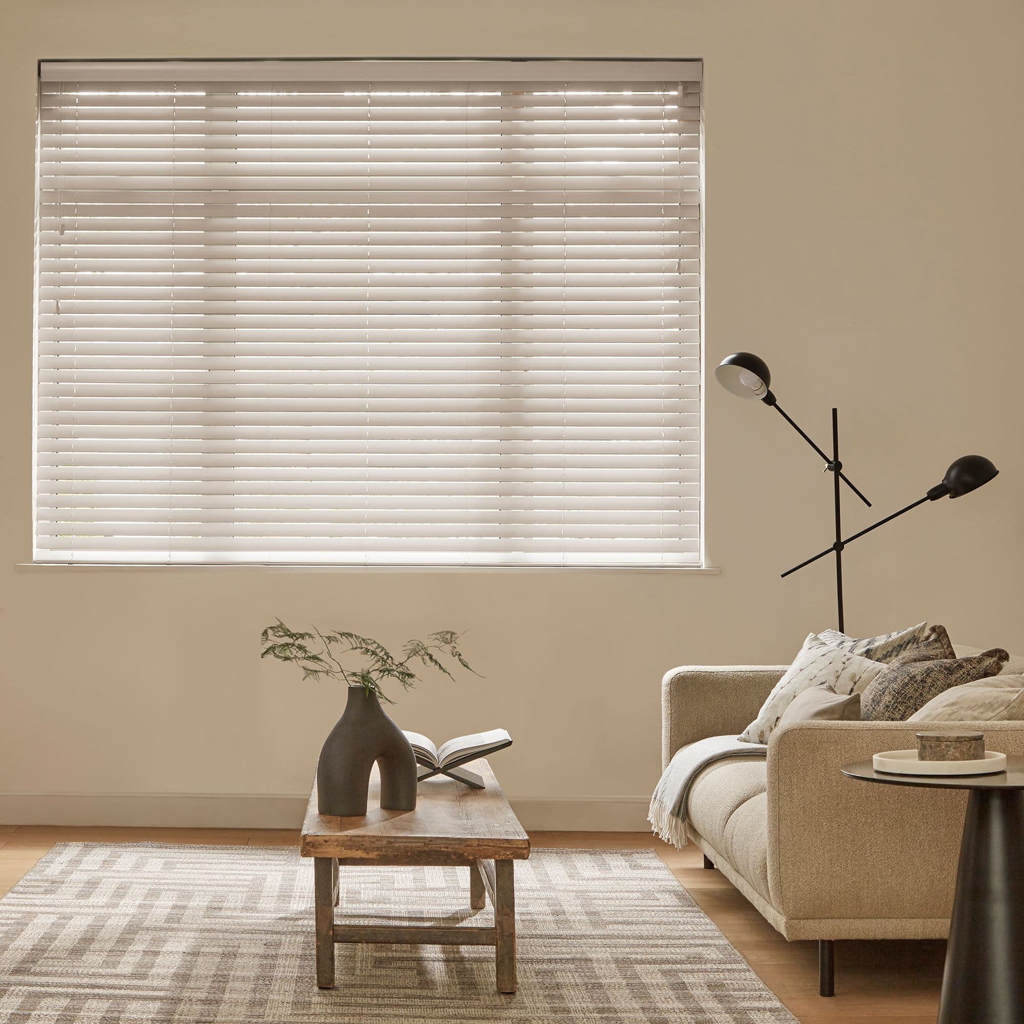 Waverley Whitewash Wooden Blind