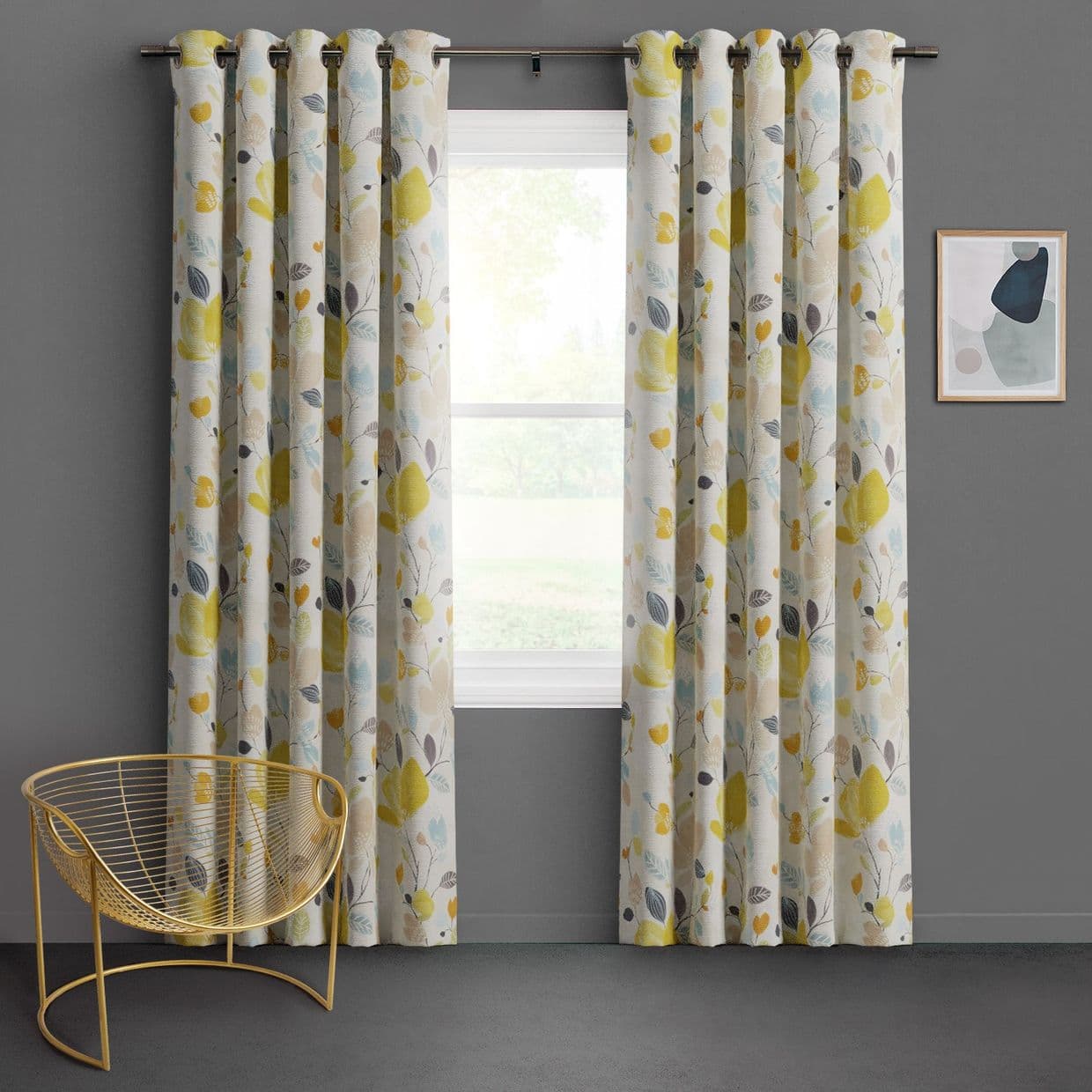Iver Mustard Curtain