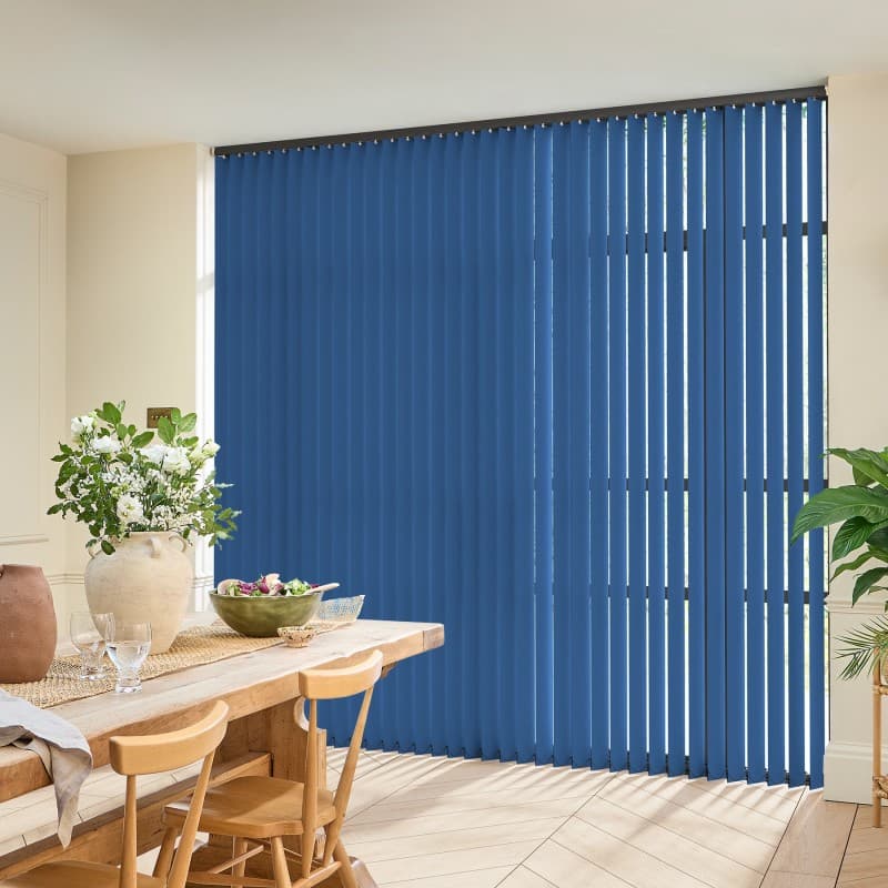 Acacia Royal Blue Vertical blind