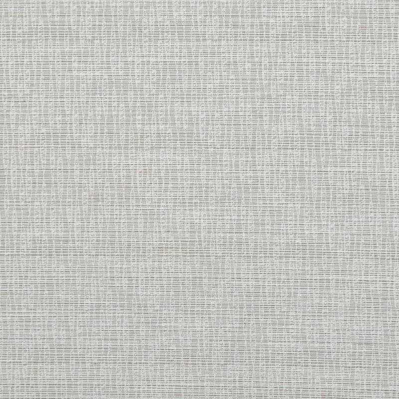 Beige woven textile covering the entire frame, tightly grid-like warp-and-weft fibers forming subtle horizontal and vertical lines; lying flat under even, neutral lighting with no visible surroundings.
