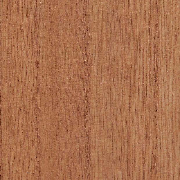 Light brown wood panel with narrow vertical grain and fine texture, showing subtle knots and color variation; flatly lit close-up sample against a neutral background, no surrounding context.