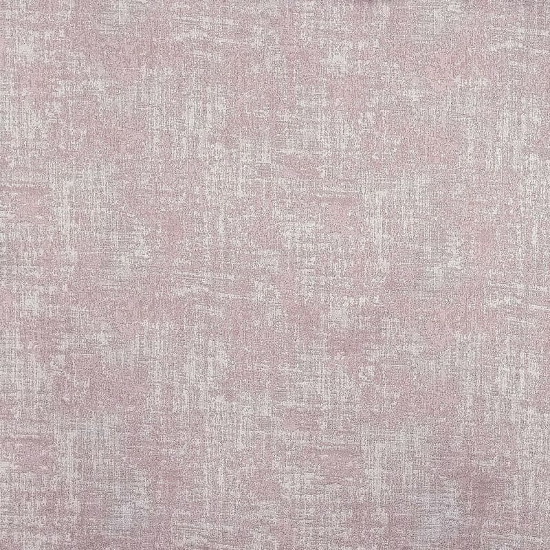 Textured muted-pink wallpaper with crosshatched, chalky pattern covering the entire wall; flat even lighting highlights subtle fabric-like texture, no windows, furniture, or other features visible.