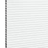 White honeycomb (cellular) window blind with visible hexagonal edge, fully lowered and closed, diffusing bright daylight and covering the window; simple, evenly lit background, no room details.