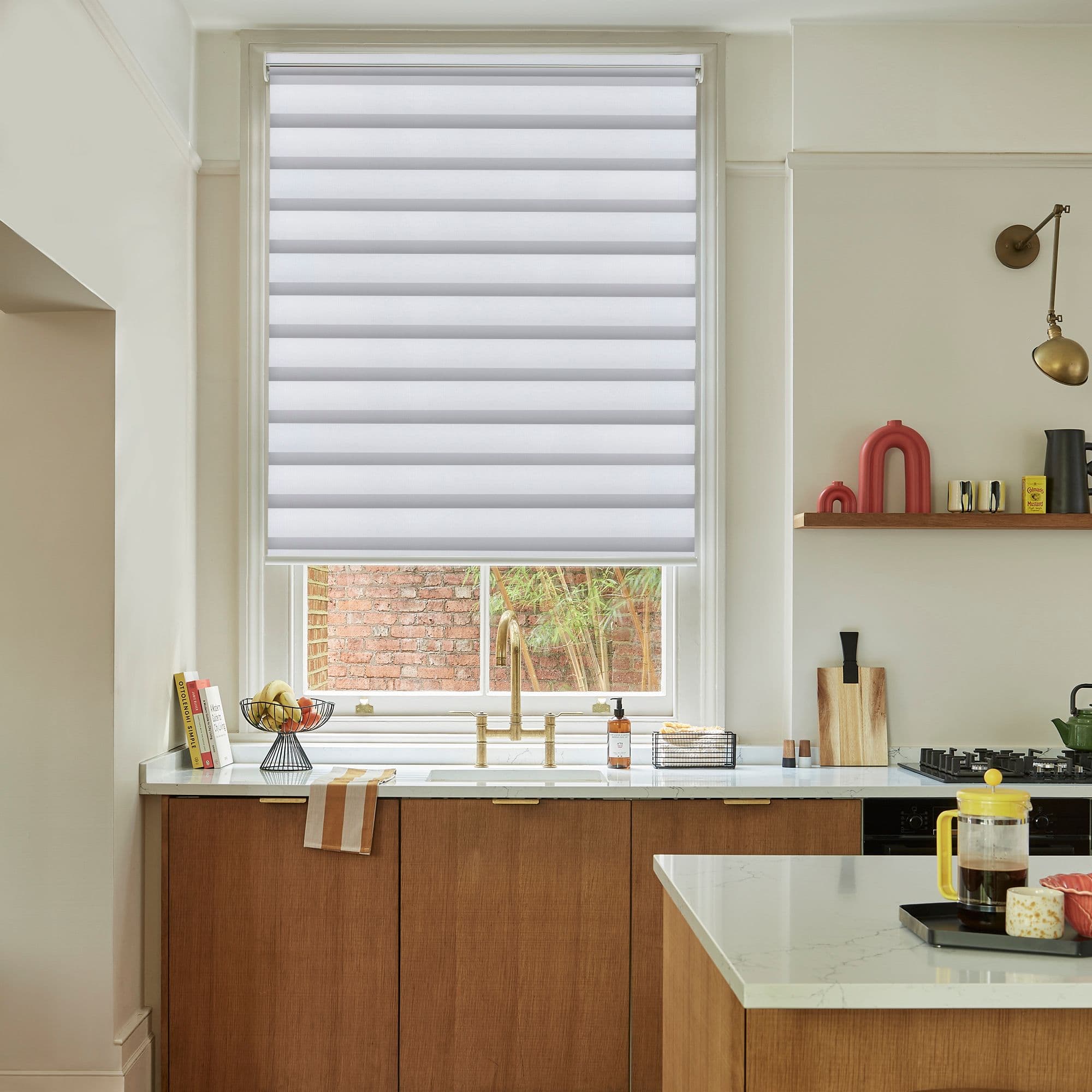 Sunbeam White Day and Night Blind