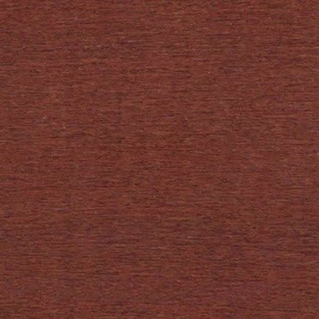 Reddish-brown textured surface with fine horizontal striations fills the frame, lying flat and uniform, evenly lit in neutral light with no visible seams or surrounding context.