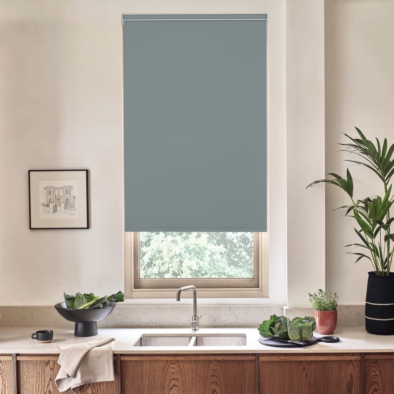 Acacia Wide Blackout Grey Roller Blind