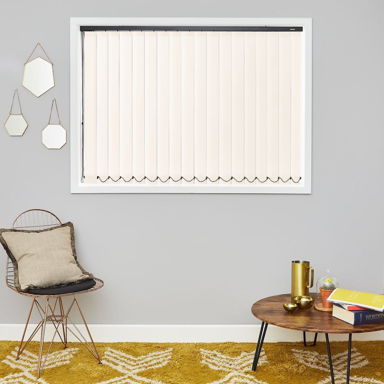 Corsica Cream Vertical Blind
