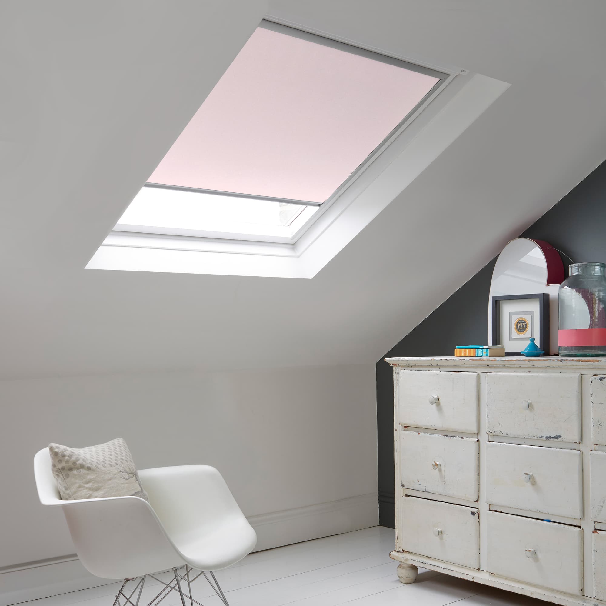 Azure Coral Skylight Roller Blind