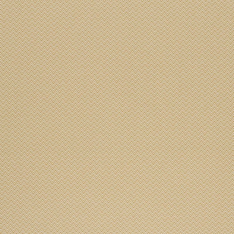 Beige-and-cream chevron-patterned fabric covering a surface; repeating tight zigzag pattern; close-up, even lighting suggesting a neutral interior wall or upholstery texture.