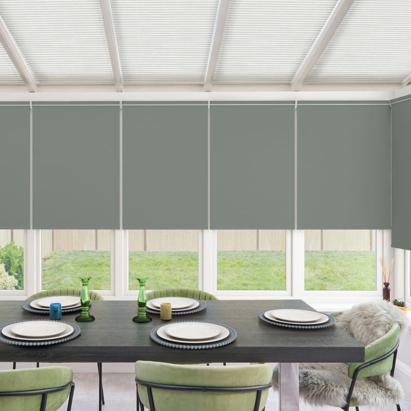 Warren Dark Grey Roller Blind