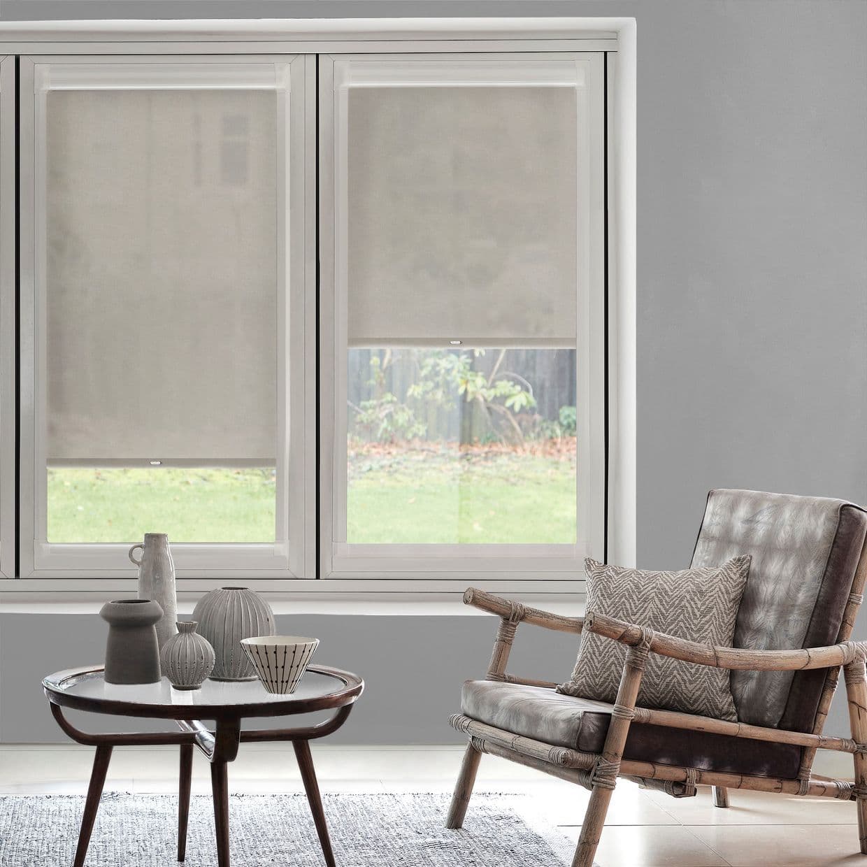 Ivy Smoke Perfect Fit Roller blind