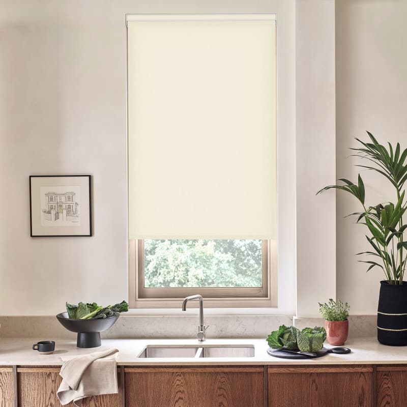 Acacia Wide Cream Roller Blind