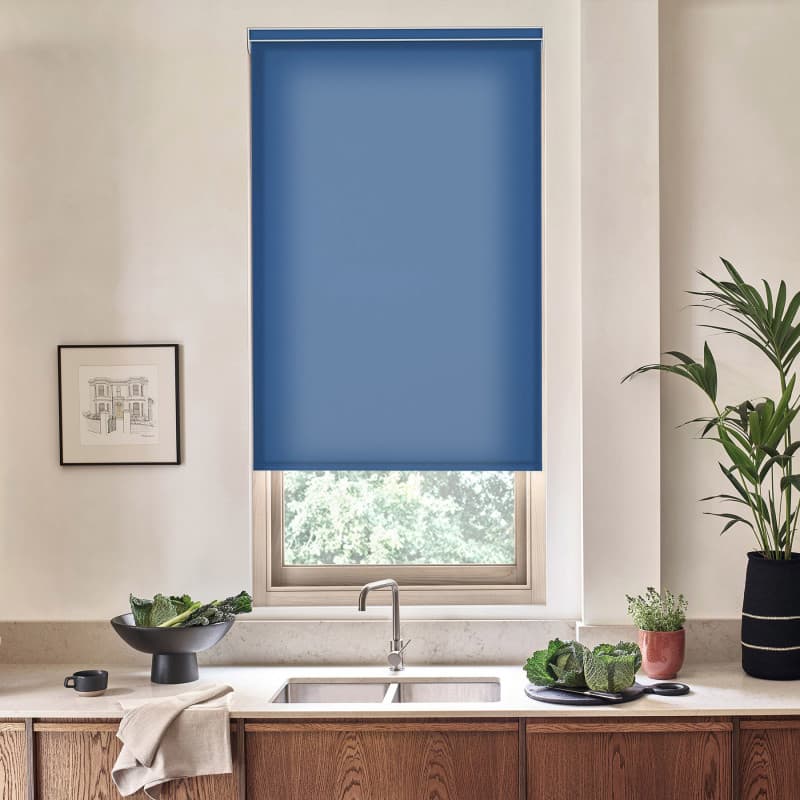 Acacia Royal Blue Roller Blind