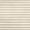 Cream-colored, textured horizontal pleated cellular shades filling the frame, fully lowered and closed, softly diffusing light; neutral interior setting with even ambient lighting and no visible window or view.