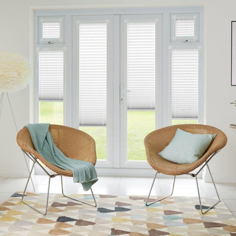 Stratford White Perfect fit Pleated blind