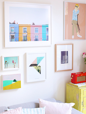 Pastel Coloured Bedroom