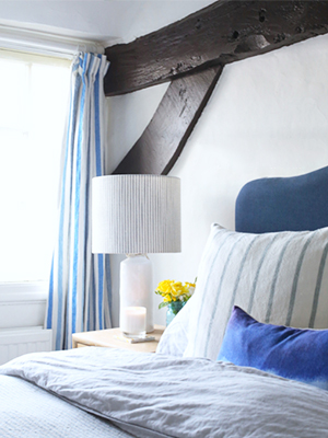 Blue and Yellow Bedroom
