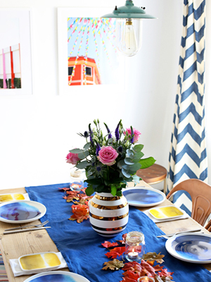 Dining Table with Decorations